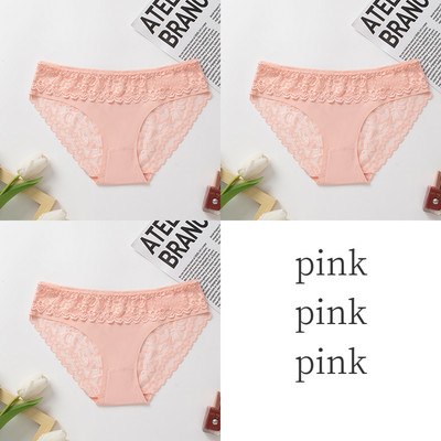 TrowBridge 3 ΤΕΜ/Σετ Γυναικεία Εσώρουχα Δαντέλα Μεταξωτό Σατέν Εσώρουχα Σέξι Εσώρουχα Μαλακά Άνετα Γυναικεία Σλιπ Γλυκά Ζεστά Σώβρακα