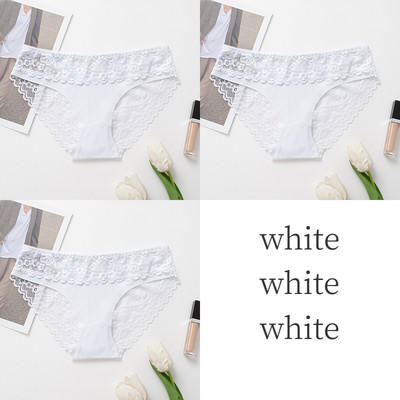 TrowBridge 3 ΤΕΜ/Σετ Γυναικεία Εσώρουχα Δαντέλα Μεταξωτό Σατέν Εσώρουχα Σέξι Εσώρουχα Μαλακά Άνετα Γυναικεία Σλιπ Γλυκά Ζεστά Σώβρακα