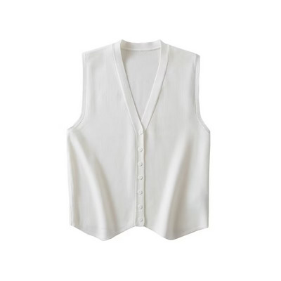 „Willshela“ moteriški madingi moteriški „Argyle“ langai, viena krūtinė megzta liemenė V formos iškirpte be rankovių.