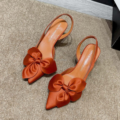 Madingi ploni aukštakulniai sandalai su smailiais pirštais slydimo ant Mules Batai Moteriški Elegantiški Sekli Pumpės Vakarėlis Suknelės Pompos