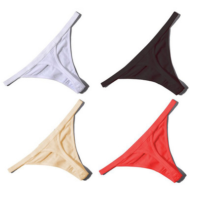 4 kom. Seksi ženske pamučne japanke s niskim strukom, bešavne ženske gaće, udobno žensko donje rublje