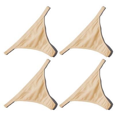 4 kom. Seksi ženske pamučne japanke s niskim strukom, bešavne ženske gaće, udobno žensko donje rublje