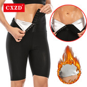 CXZD Pantaloni pentru modelarea corpului Pantaloni pentru modelarea saună Transpirație fierbinte cu efect de saună Pantaloni pentru slăbire Îmbrăcăminte de modelat pentru antrenament Leggings pentru gimnastică Pantaloni pentru fitness