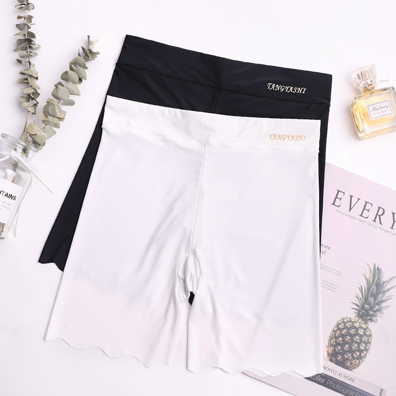 M ~ 4XL Pantaloni de protecție pentru femei Pantaloni scurti subțiri, respirabili, care nu se curling, Pantaloni scurti cu talie înaltă, pantaloni scurți cu patru colțuri