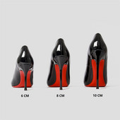 Luksusa Pumps Apavi sievietēm Sarkanas Spīdīgas Apavu Apavi Zīmolu Liela Izmēra Augstpapēžu Kurpes Sexy Party Smailes Toe Kāzu apavi