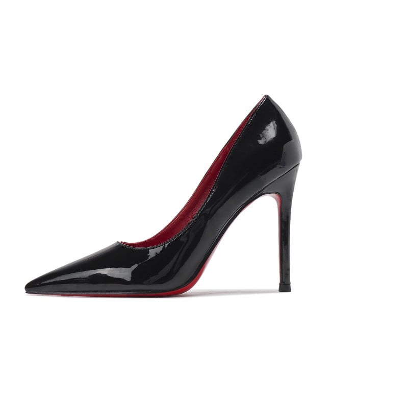 Luksusa Pumps Apavi sievietēm Sarkanas Spīdīgas Apavu Apavi Zīmolu Liela Izmēra Augstpapēžu Kurpes Sexy Party Smailes Toe Kāzu apavi