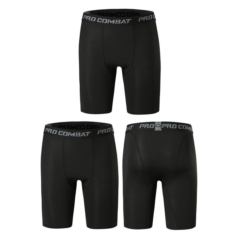 Vyriški apatiniai apatiniai apatiniai Bokseriniai kelnaitės Ilgos kelnaitės Sportiniai šortai Antblauzdžiai Skinny Fitness Treniruotės berniukui bėgiojančios apatinės kelnės pėdkelnės