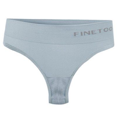 Tanga fără cusături cu talie mijlocie Chiloți moale cu spate în T M-2XL Lenjerie de corp cu șnur Chiloți Bikini cu litere pentru femei Lenjerie pentru femei