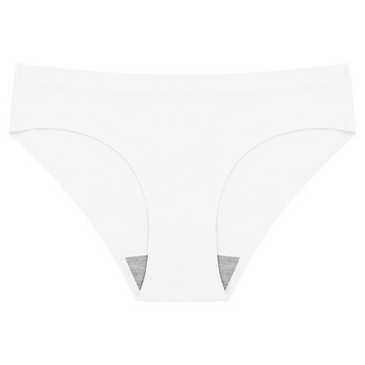 TrowBridge Chiloți fără cusături pentru femei din satin de mătase Lenjerie intimă pentru femei Lenjerie confortabilă Slip sport respirabil Reducere caldă Chiloți mărimi mari