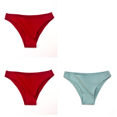 3 buc. Lenjerie de corp din bumbac M-XXL Chiloți fără sudură pentru femei Slip cu talie joasă pentru femei Chiloți confortabili de culoare solidă Lenjerie respirabilă