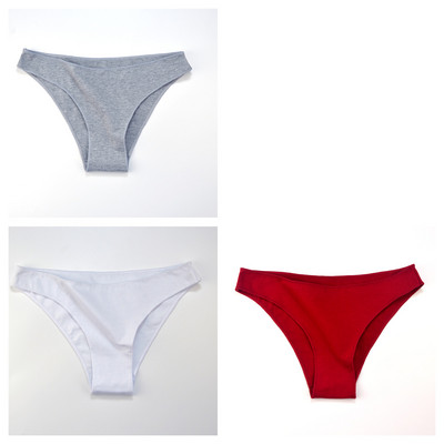 3 buc. Lenjerie de corp din bumbac M-XXL Chiloți fără sudură pentru femei Slip cu talie joasă pentru femei Chiloți confortabili de culoare solidă Lenjerie respirabilă