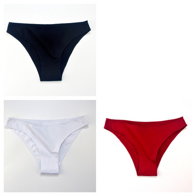 3 buc. Lenjerie de corp din bumbac M-XXL Chiloți fără sudură pentru femei Slip cu talie joasă pentru femei Chiloți confortabili de culoare solidă Lenjerie respirabilă