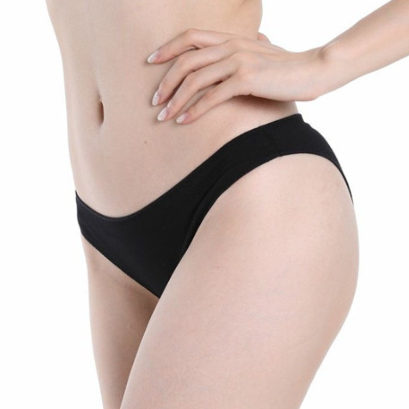 3 buc. Lenjerie de corp din bumbac M-XXL Chiloți fără sudură pentru femei Slip cu talie joasă pentru femei Chiloți confortabili de culoare solidă Lenjerie respirabilă