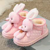 Kruleepo Dječje plišane plišane plišane kratke čizme za snijeg za djevojčice i dječake, jesen, zime, neklizajuće vodootporne ležerne čizme