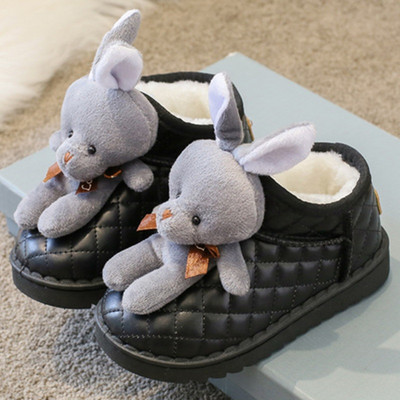 Kruleepo Dječje plišane plišane plišane kratke čizme za snijeg za djevojčice i dječake, jesen, zime, neklizajuće vodootporne ležerne čizme