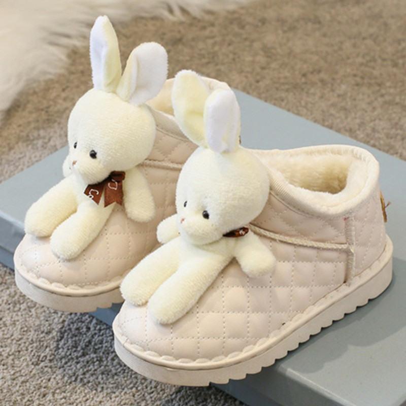 Kruleepo Dječje plišane plišane plišane kratke čizme za snijeg za djevojčice i dječake, jesen, zime, neklizajuće vodootporne ležerne čizme