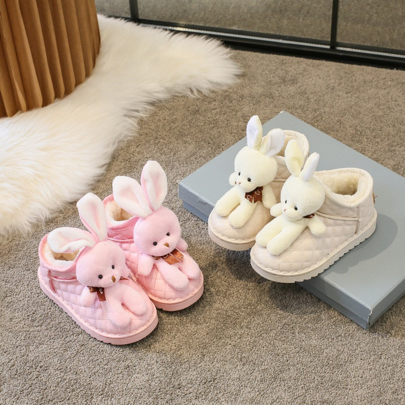 Kruleepo Dječje plišane plišane plišane kratke čizme za snijeg za djevojčice i dječake, jesen, zime, neklizajuće vodootporne ležerne čizme