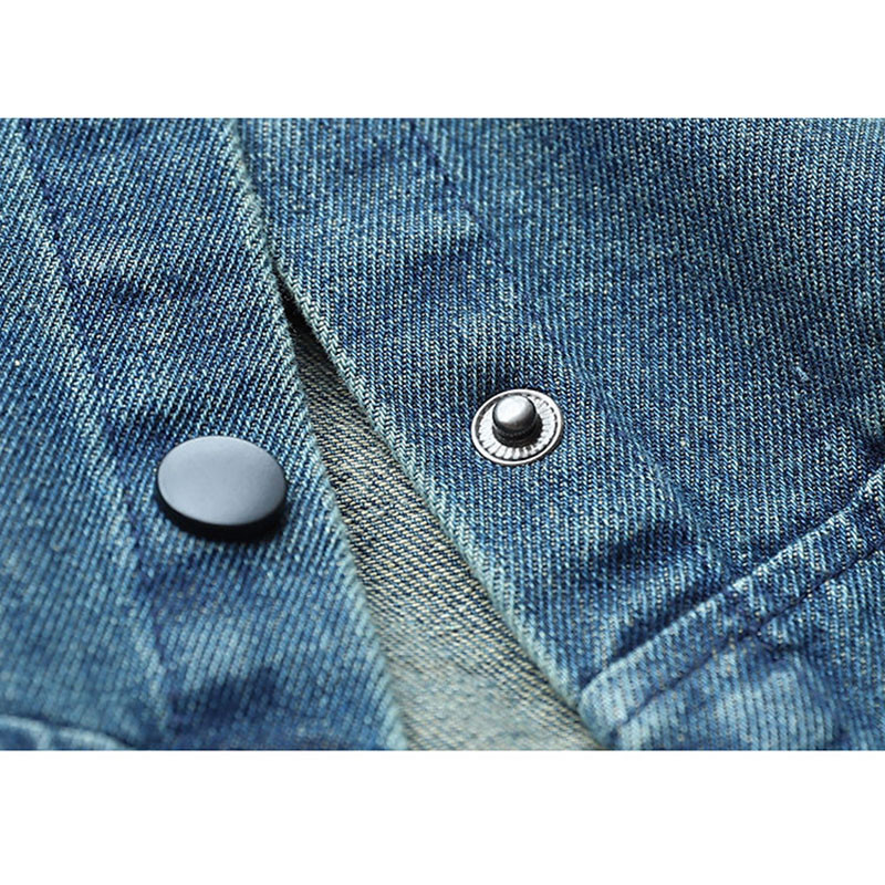 2023 m. naujoji pavasario rudens stovima apykaklės džinsinė liemenė, moteriška vienaeilė megztinys be rankovių trumpi džinsai, liemenės, moteriškas paltas