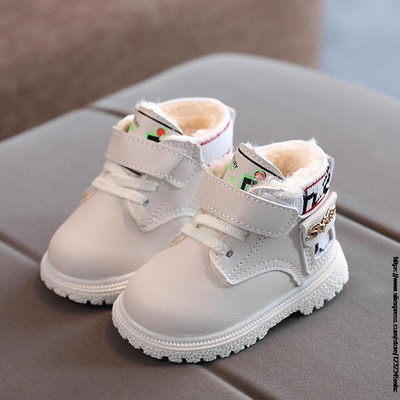 Copii Copii Pantofi Copii Cizme De Zapada Moda Iarna Cizme De Pluș Pentru Fete Băieți Botine Roz Alb Negru
