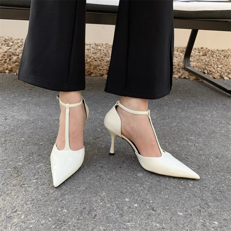 Primăvara toamnă pantofi cu pantofi pentru femei, pantofi cu vârf ascuțit, sandale elegante de damă, cu toc subțire, pantofi pentru femei