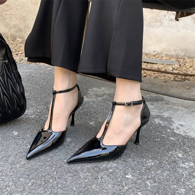 Primăvara toamnă pantofi cu pantofi pentru femei, pantofi cu vârf ascuțit, sandale elegante de damă, cu toc subțire, pantofi pentru femei