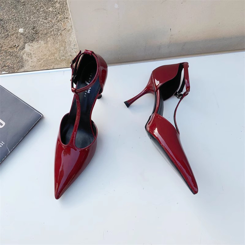 Primăvara toamnă pantofi cu pantofi pentru femei, pantofi cu vârf ascuțit, sandale elegante de damă, cu toc subțire, pantofi pentru femei