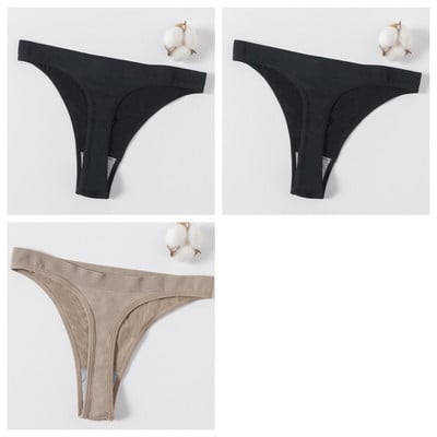 Besiūlės kelnaitės G-string Moteriškos Sexy Strings Aukštu juosmeniu Apatiniai Moteriški apatiniai Kelnaitės Sportinės Apatinės Merginos Kelnaitės Minkštas Sexy Apatinis trikotažas