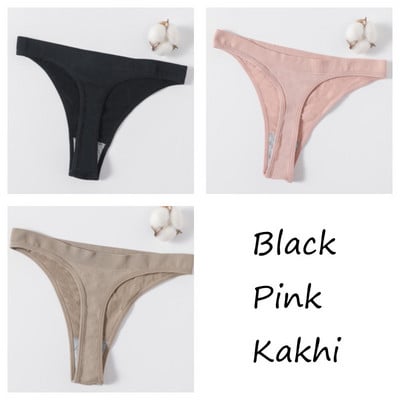 Besiūlės kelnaitės G-string Moteriškos Sexy Strings Aukštu juosmeniu Apatiniai Moteriški apatiniai Kelnaitės Sportinės Apatinės Merginos Kelnaitės Minkštas Sexy Apatinis trikotažas