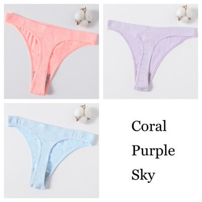 Besiūlės kelnaitės G-string Moteriškos Sexy Strings Aukštu juosmeniu Apatiniai Moteriški apatiniai Kelnaitės Sportinės Apatinės Merginos Kelnaitės Minkštas Sexy Apatinis trikotažas