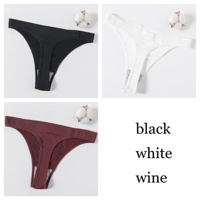 Besiūlės kelnaitės G-string Moteriškos Sexy Strings Aukštu juosmeniu Apatiniai Moteriški apatiniai Kelnaitės Sportinės Apatinės Merginos Kelnaitės Minkštas Sexy Apatinis trikotažas