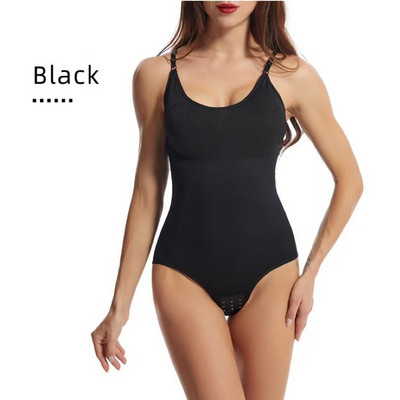 Moterų formuotojai Korsetas Bodysuit Formuojantis apatinis trikotažas ML XL Juoda Skin Tummy Control Butt Lifter Body Shaper Liekninamasis dirželis