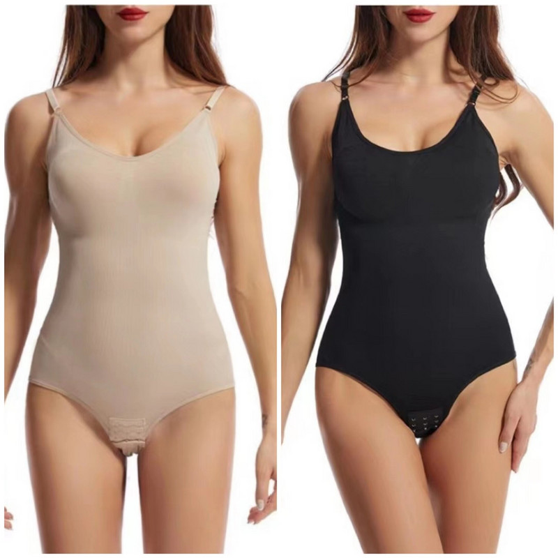 Moterų formuotojai Korsetas Bodysuit Formuojantis apatinis trikotažas ML XL Juoda Skin Tummy Control Butt Lifter Body Shaper Liekninamasis dirželis