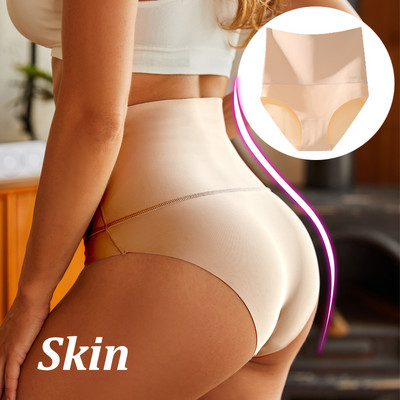 Body modelat pentru femei, sexy, fără sudură, din mătase de gheață, respirabil, pentru controlul burticii, slip pentru ridicarea feselor, lenjerie de slăbire pentru femei Finetoo