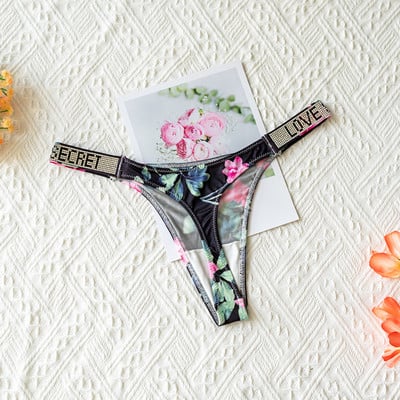 Seksi ženske tange sa užetom Žensko donje rublje Ženske gaćice s užetom donje rublje niskog rasta, neonske boje, prozračne, sjajne