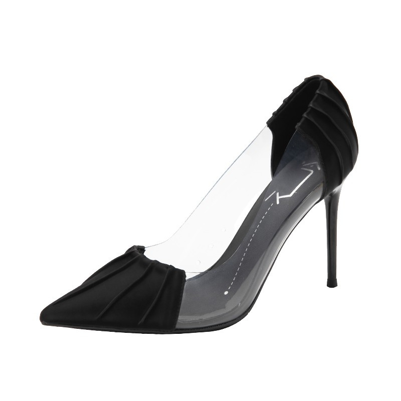 Nove ženske ružičaste cipele za 2023. Luksuzne dizajnerske metalne cipele s špicom, plitkim ustima i visokim petama Ženske zelene cipele za zabavu