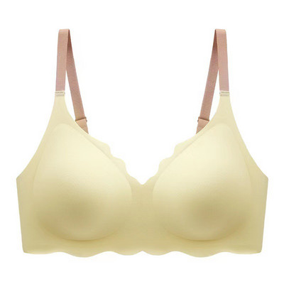 Seksi bešavni grudnjaci za žene Push up grudnjak bez žica, grudnjak s V-izrezom Žensko meko donje rublje Žensko donje rublje Intimno