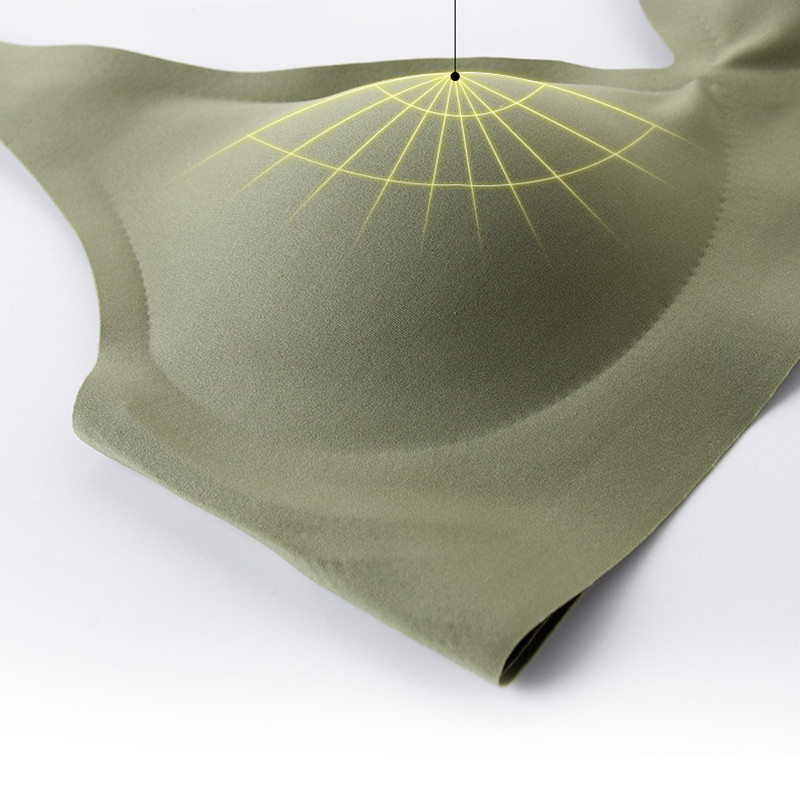 Seksi bešavni grudnjaci za žene Push up grudnjak bez žica, grudnjak s V-izrezom Žensko meko donje rublje Žensko donje rublje Intimno