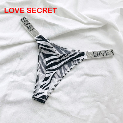 Σέξι γυναικεία στρινγκ ριγέ εσώρουχα από στρας Χαμηλή μέση G String χωρίς ραφή εσώρουχα γυμναστικής Secret T Back Thongs εσωρούχων Tanga