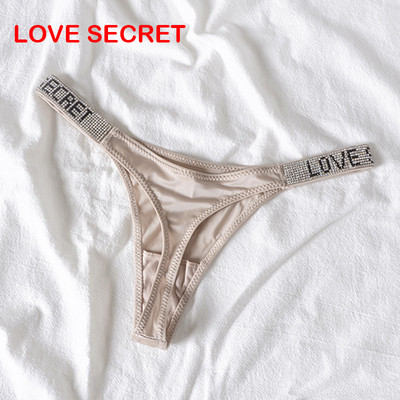 Σέξι γυναικεία στρινγκ ριγέ εσώρουχα από στρας Χαμηλή μέση G String χωρίς ραφή εσώρουχα γυμναστικής Secret T Back Thongs εσωρούχων Tanga