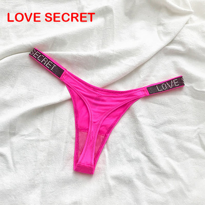 Σέξι γυναικεία στρινγκ ριγέ εσώρουχα από στρας Χαμηλή μέση G String χωρίς ραφή εσώρουχα γυμναστικής Secret T Back Thongs εσωρούχων Tanga