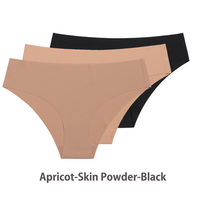 Komplet od 3 komada bešavnih gaćica za žene, prozračne, seksi donje rublje, pune svilene gaćice, nevidljive bešavne gaćice za žene