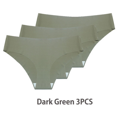 Komplet od 3 komada bešavnih gaćica za žene, prozračne, seksi donje rublje, pune svilene gaćice, nevidljive bešavne gaćice za žene