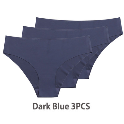 Komplet od 3 komada bešavnih gaćica za žene, prozračne, seksi donje rublje, pune svilene gaćice, nevidljive bešavne gaćice za žene