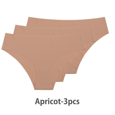 Komplet od 3 komada bešavnih gaćica za žene, prozračne, seksi donje rublje, pune svilene gaćice, nevidljive bešavne gaćice za žene