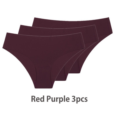 Komplet od 3 komada bešavnih gaćica za žene, prozračne, seksi donje rublje, pune svilene gaćice, nevidljive bešavne gaćice za žene