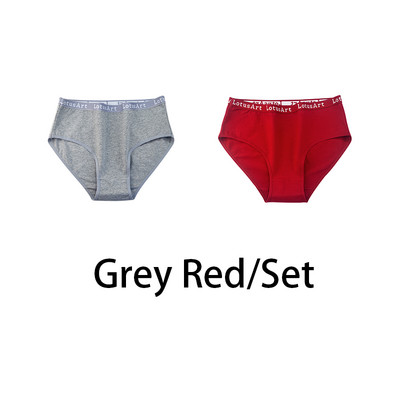 2 bucăți/set femei chiloți din bumbac, fără sudură, sexy, mari dimensiuni, lenjerie cu scrisoare, lenjerie cu talie mijlocie, slip confortabil NKT2123-2