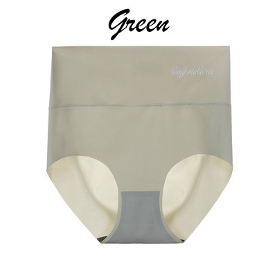 Chiloți sexy pentru femei Lenjerie de corp cu talie înaltă Lenjerie Slip din mătase de gheață Pantaloni fără sudură Chiloți pentru fete Lenjerie de corp pentru slăbire