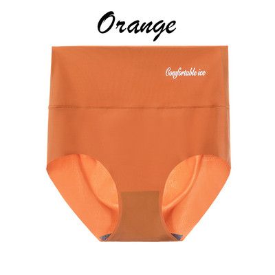 Chiloți sexy pentru femei Lenjerie de corp cu talie înaltă Lenjerie Slip din mătase de gheață Pantaloni fără sudură Chiloți pentru fete Lenjerie de corp pentru slăbire