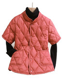 Proljetni novo 2023. Lagana jakna s podstavljenom majicom s patentnim zatvaračem i polurukavima, prsluk s toplim kopčanjem za žene