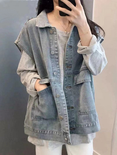 Ženski prsluci u korejskom stilu, jednobojni, opušteni, za slobodno vrijeme, jednostavni, udobni, prozračni, trendi, sveobuhvatni studentski dizajn, klasičan, novi ljetni